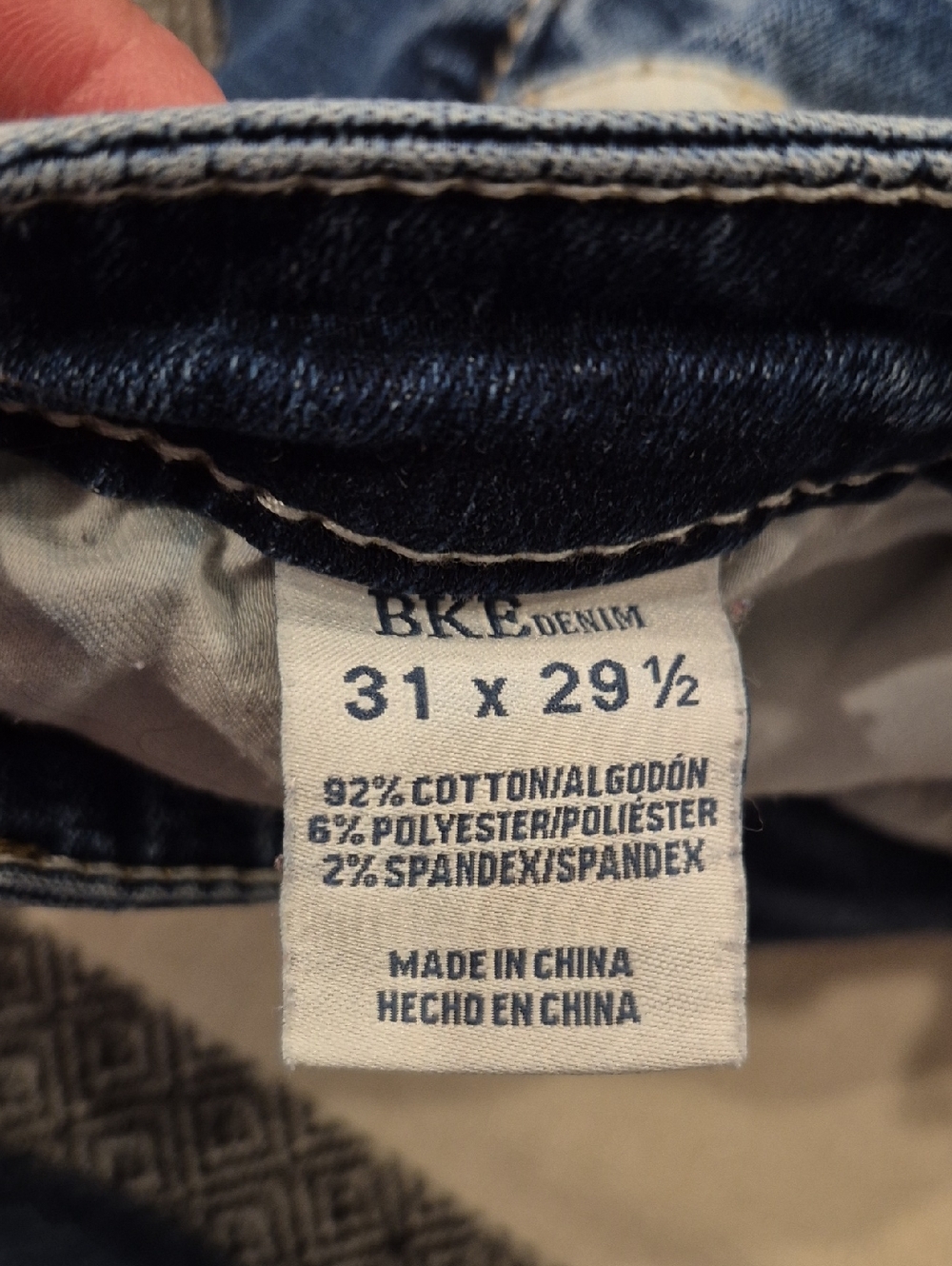 BKE Payton Mid Rise Skinny Fit Jeans Size 31x29 1/2 - Picture 10 of 10